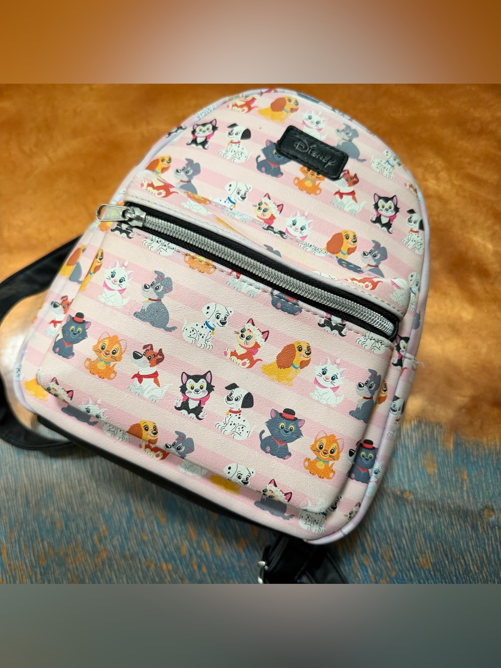 Loungefly Disney Kittens and Puppy Mini Backpack Lady Tramp Aristocats